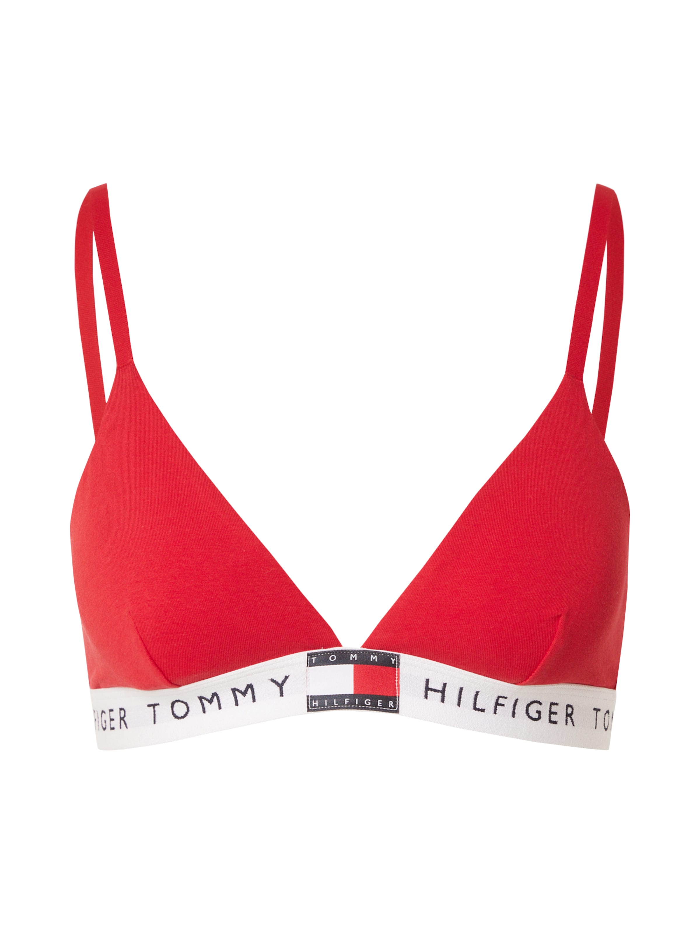 raudona Tommy Hilfiger Underwear Trikampė Liemenėlė: priekis