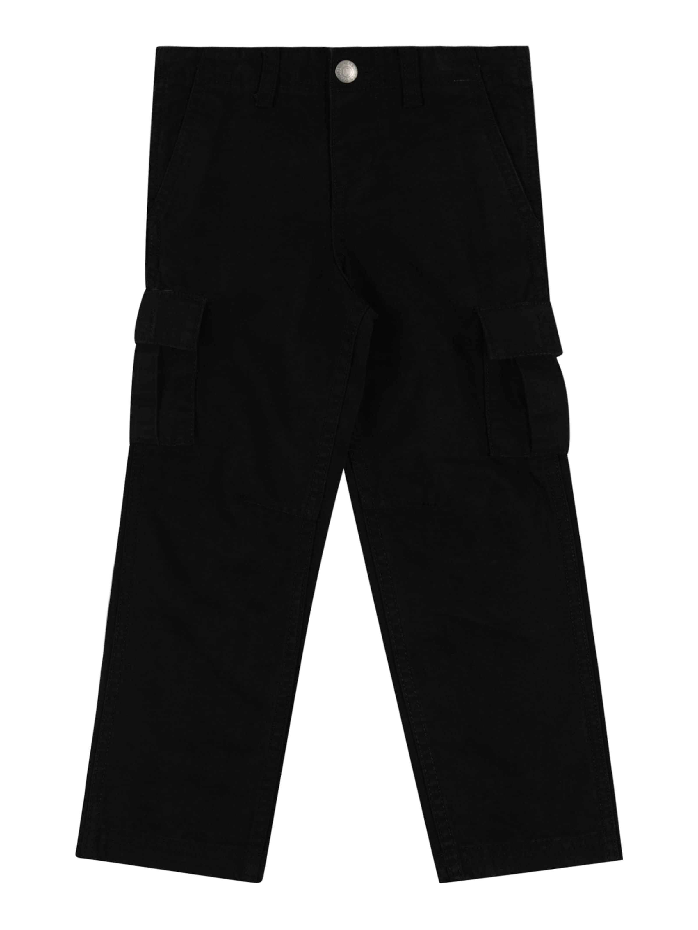 JACK & JONES MINI Широкий Штаны 'JPSTKane JJBarkley' в Черный: спереди