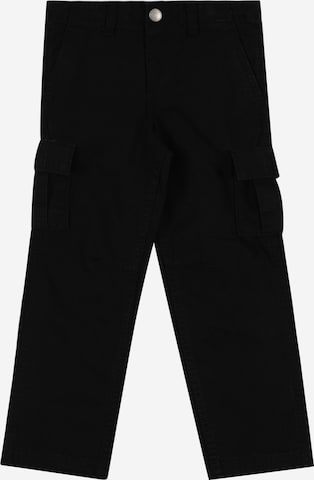 JACK & JONES MINI Široke hlačnice Hlače 'JPSTKane JJBarkley' | črna barva: sprednja stran
