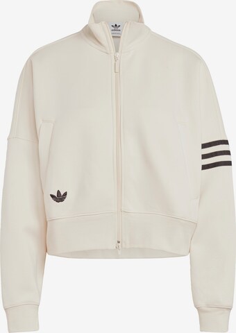 ADIDAS ORIGINALS Sweatjacke 'Adicolor Neuclassics' in Beige: predná strana