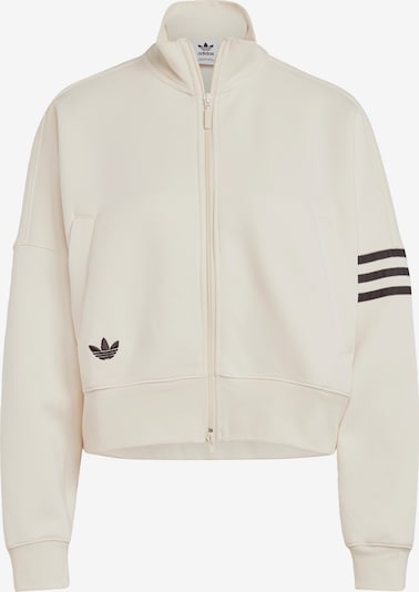 ADIDAS ORIGINALS Sweat jacket 'Adicolor Neuclassics' in Light beige / Black, Item view