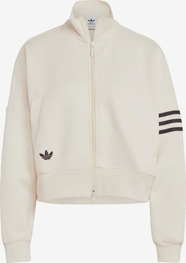 ADIDAS ORIGINALS Sweatjacke 'Adicolor Neuclassics' in hellbeige / schwarz, Produktansicht