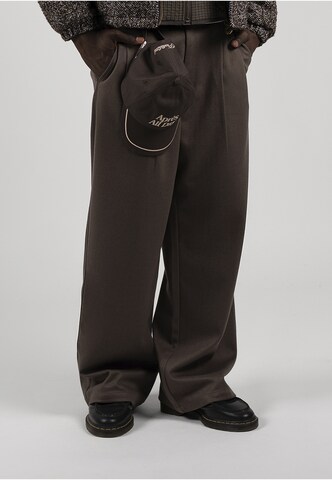 Wide Leg Pantalon à pince 'Powder' Prohibited en marron