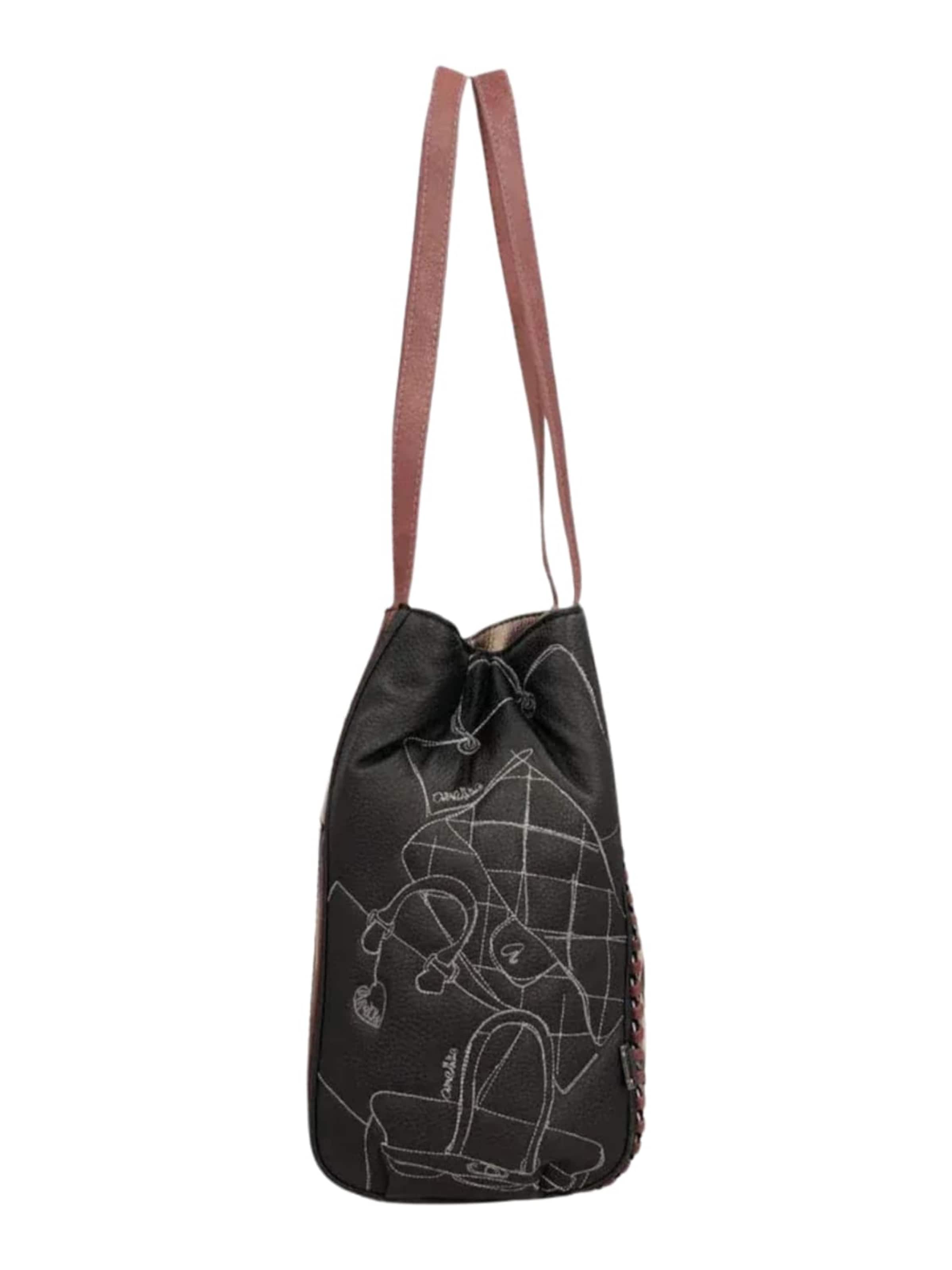 Anekke - Shopper 'Mademoiselle' em preto