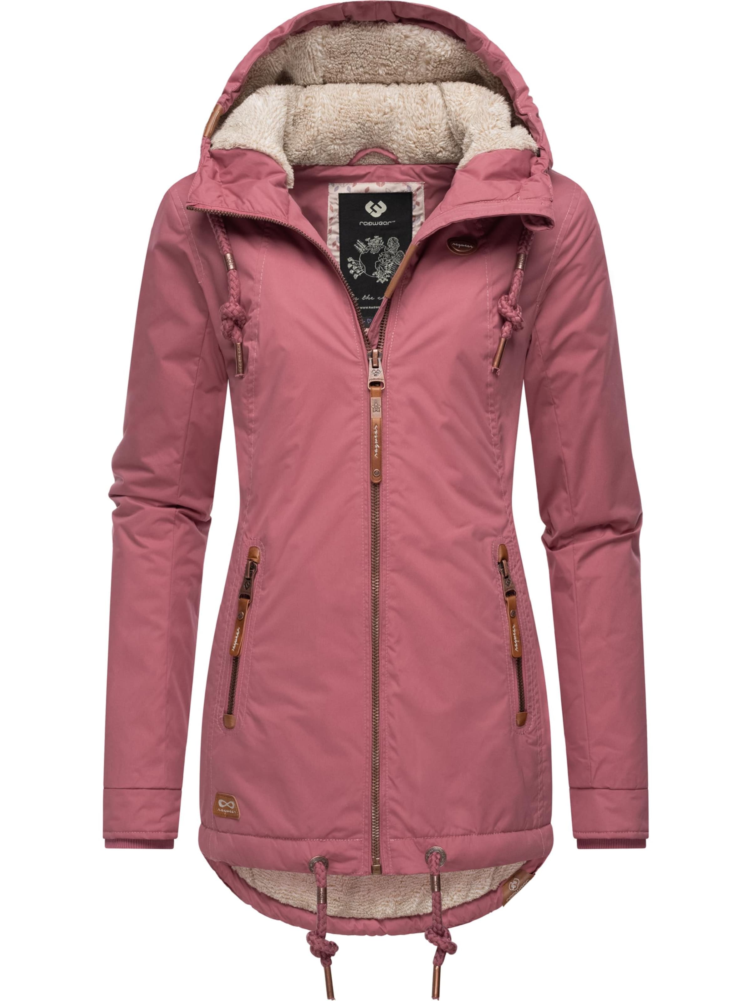 Ragwear Jacke 'Zuzka' in Pink: Vorderseite