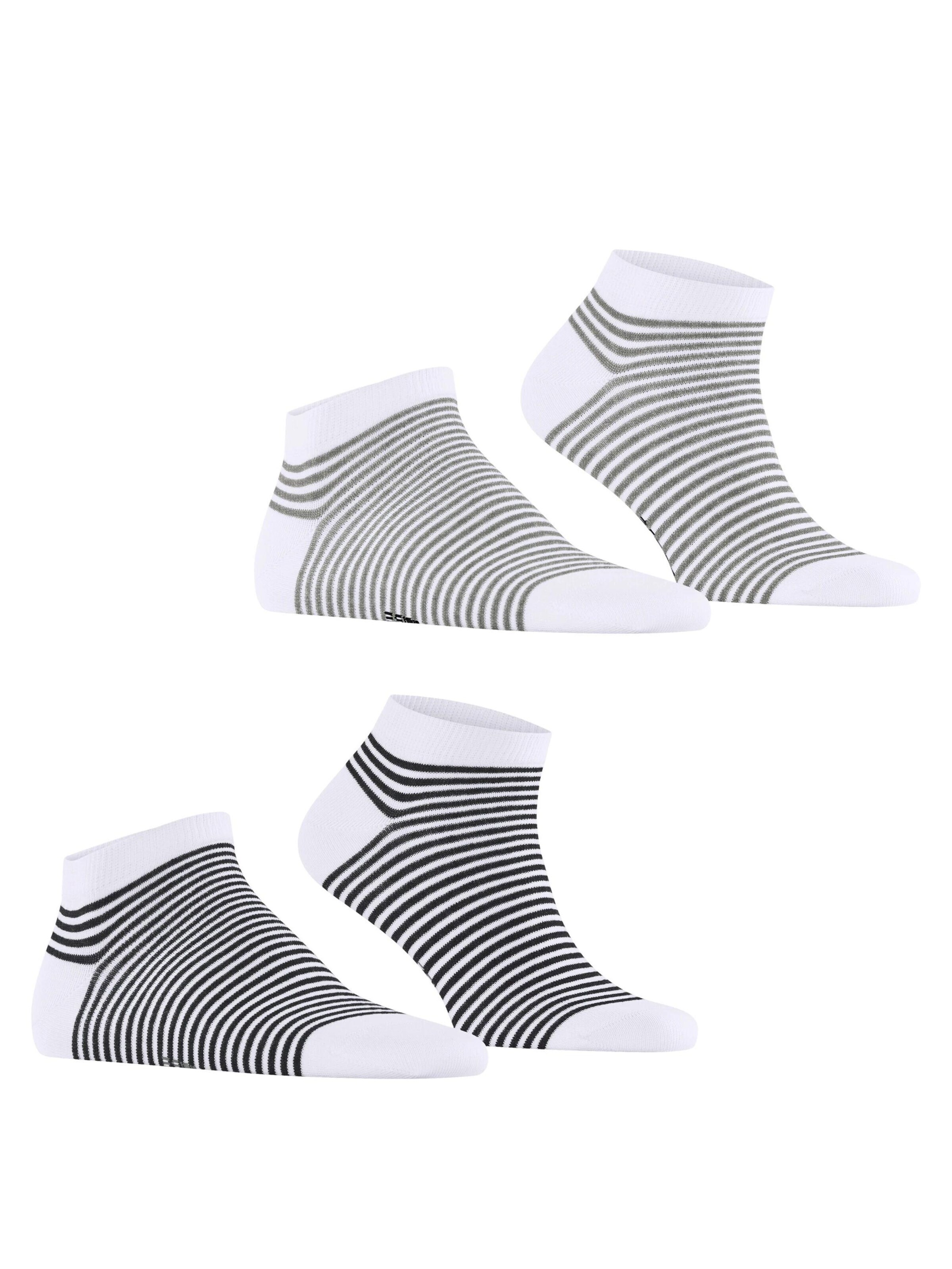 ESPRIT Füßlinge 'Fine Line 2-Pack'‌‌‌‌‌‌‌‌ in Mischfarben