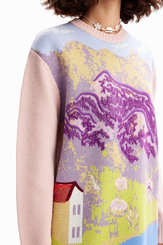 Desigual Sweater 'M. Christian Lacroix' in Pink