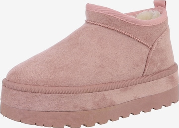 Ital-Design Snowboots in Pink: Vorderseite