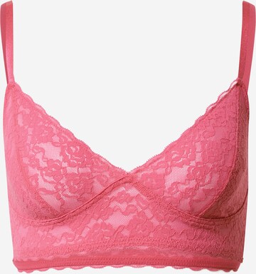 Monki Bra in Pink: front