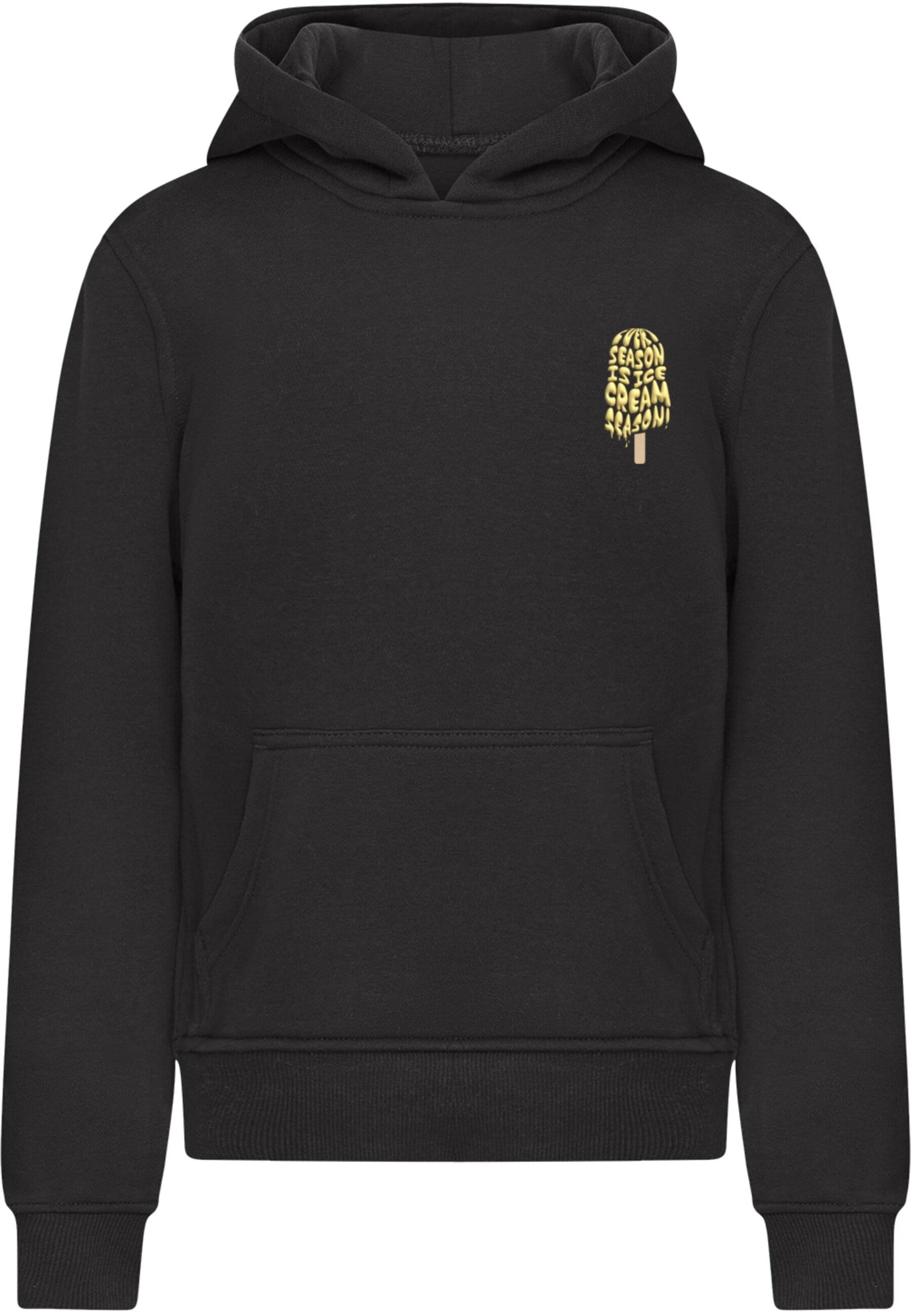 Merchcode Sweatshirt 'Ice Cream - Season One' in Schwarz: Vorderseite