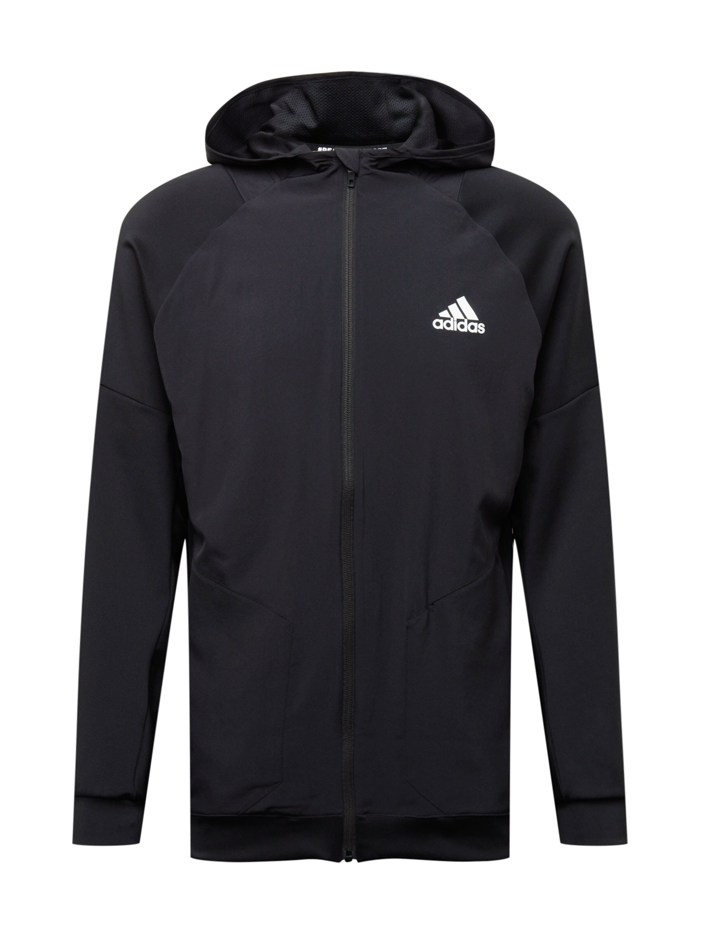 ADIDAS SPORTSWEAR Training Jacket in Black: front
