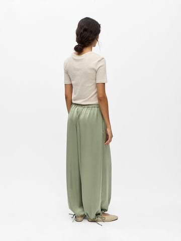 Wide leg Pantaloni di OBJECT in verde