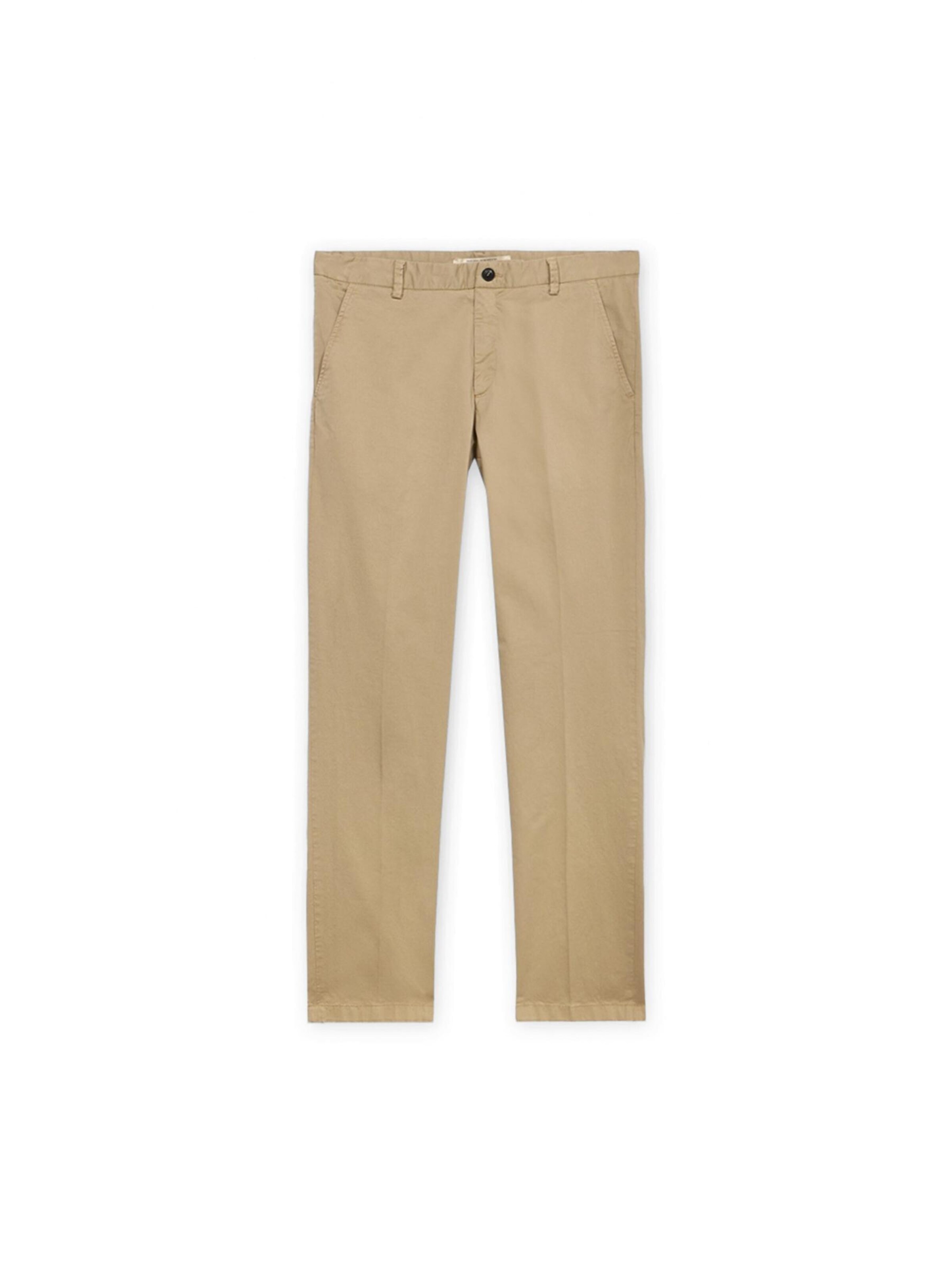 Trussardi - regular Pantalón en beige: frente