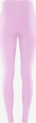 Winshape Skinny Spodnie sportowe 'HWL117C' w kolorze różowy