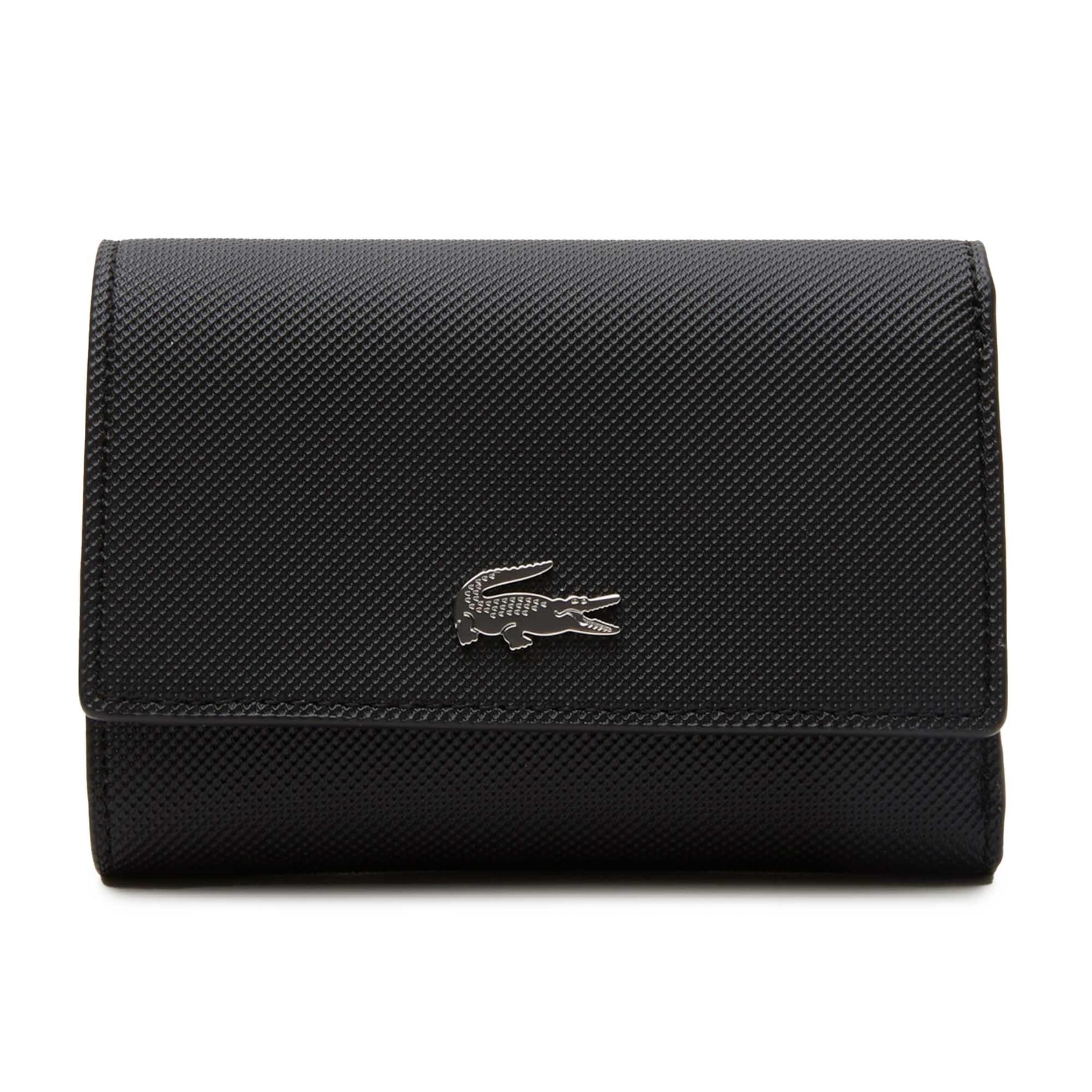 LACOSTE Tegnebog i sort: forside