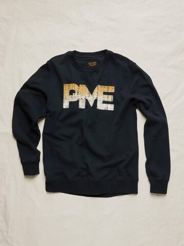 PME Legend Sweatshirt 'Sweatshirt in 100% cotton with print' in Blauw