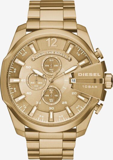 Analoginis (įprasto dizaino) laikrodis 'Mega Chief' iš DIESEL, spalva – Auksas, Prekių apžvalga
