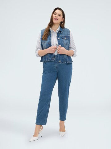 Gilet Fiorella Rubino en bleu