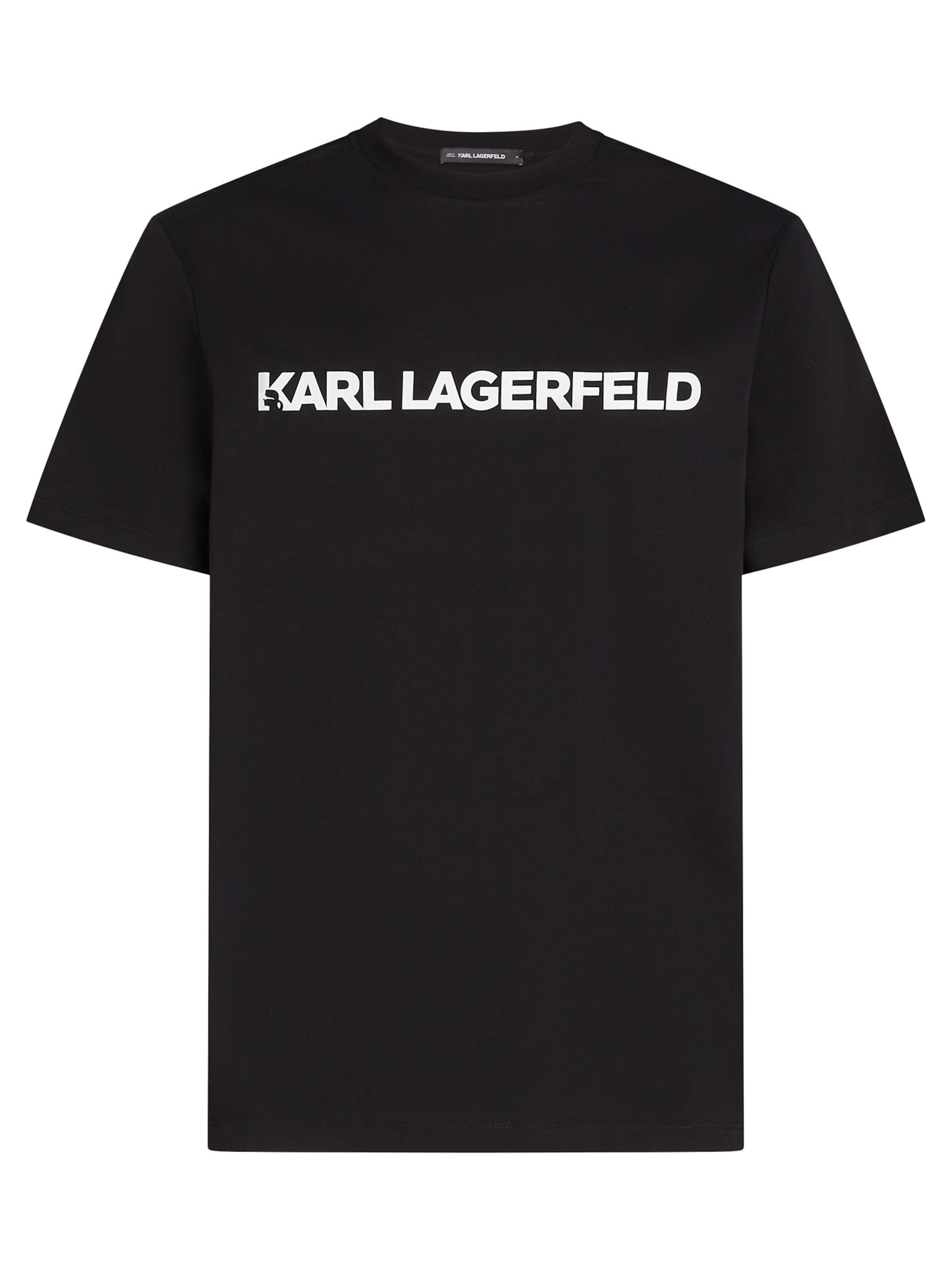 Maglietta di Karl Lagerfeld in nero: frontale