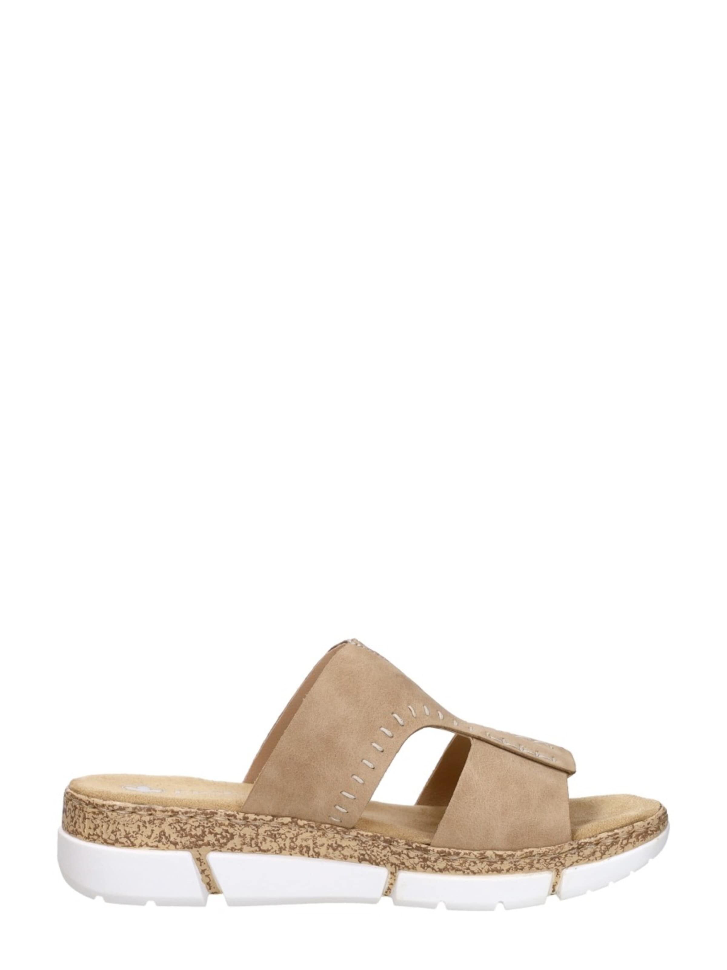 Rieker Muiltjes 'Open Teen' in Beige