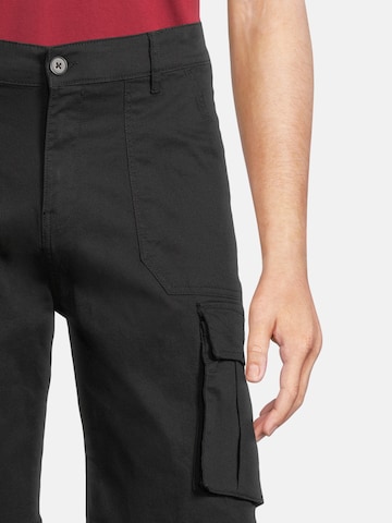 AÉROPOSTALE - regular Pantalón cargo en negro