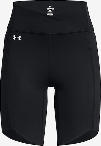 UNDER ARMOUR Workout Pants in Black: front