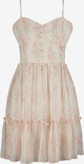 Trendyol Kesämekko värissä ecru / keltainen / vaaleanpunainen / tumma pinkki, Tuotenäkymä