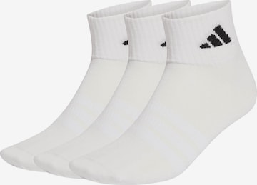 ADIDAS PERFORMANCE - Calcetines deportivos en blanco: frente