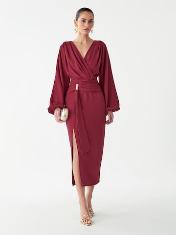 BWLDR - Vestido 'Meredi' en rojo: frente