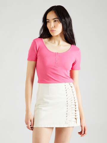 PIECES Shirt 'Kitte' in Pink: front