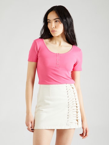 PIECES Shirt 'Kitte' in Pink: predná strana