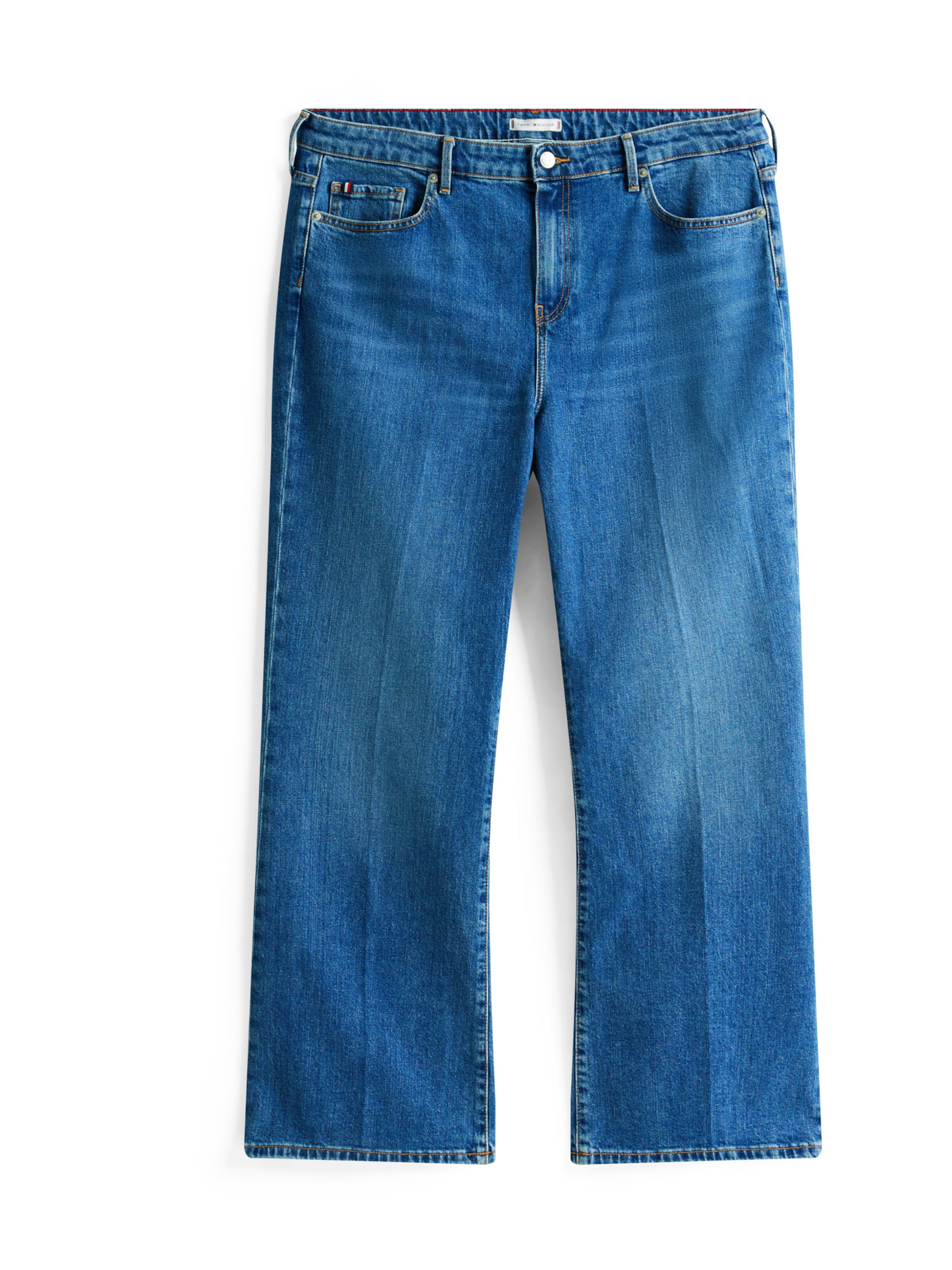 Tommy Hilfiger Curve Bootcut Jeans i blå: forside