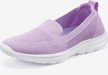 LASCANA Слипоны в Лиловый: спереди