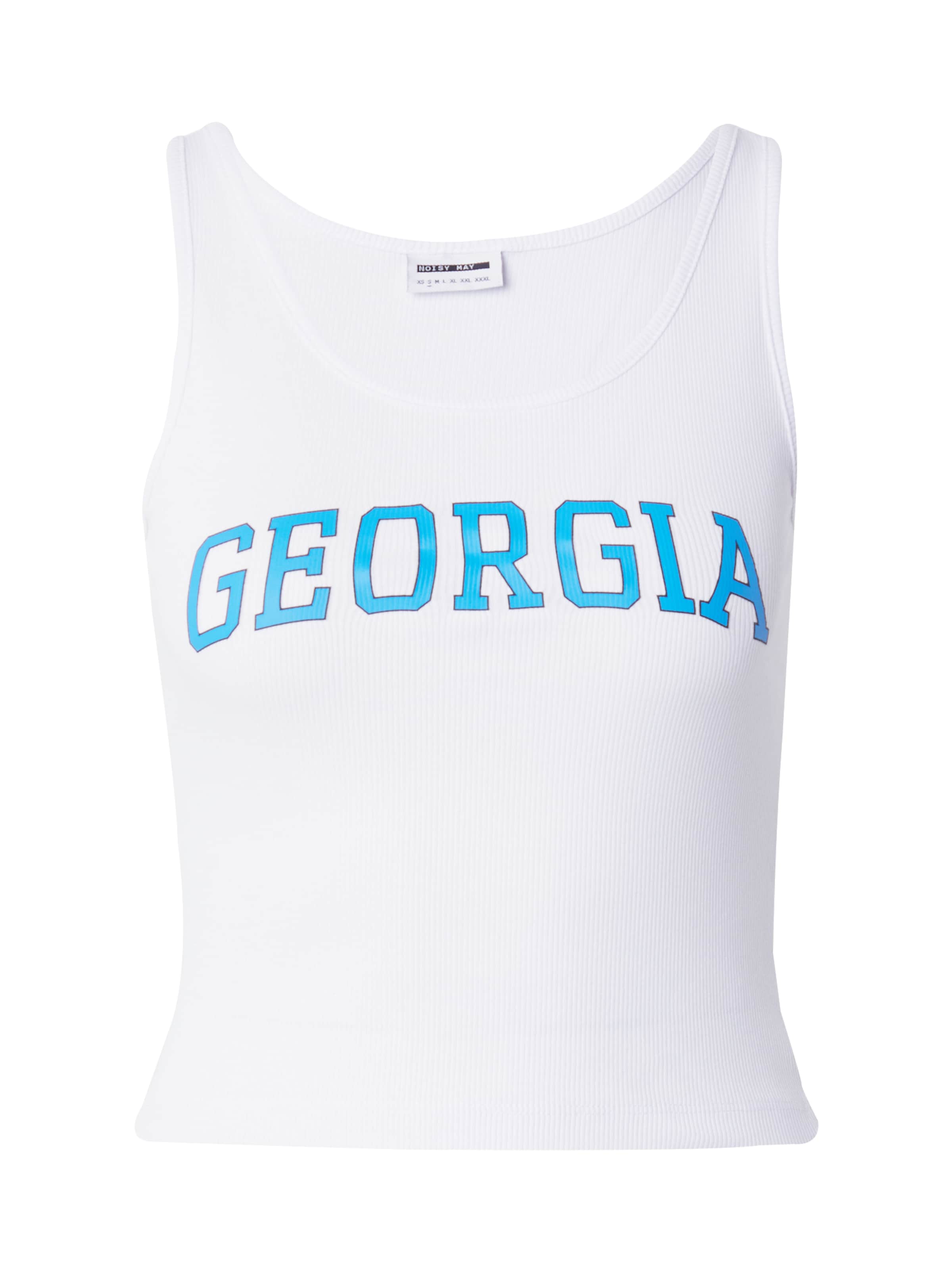 Noisy may Topp 'NMJUDY' i vit: framsida