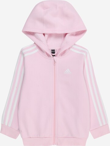 Giacca di felpa sportiva di ADIDAS SPORTSWEAR in rosa: frontale