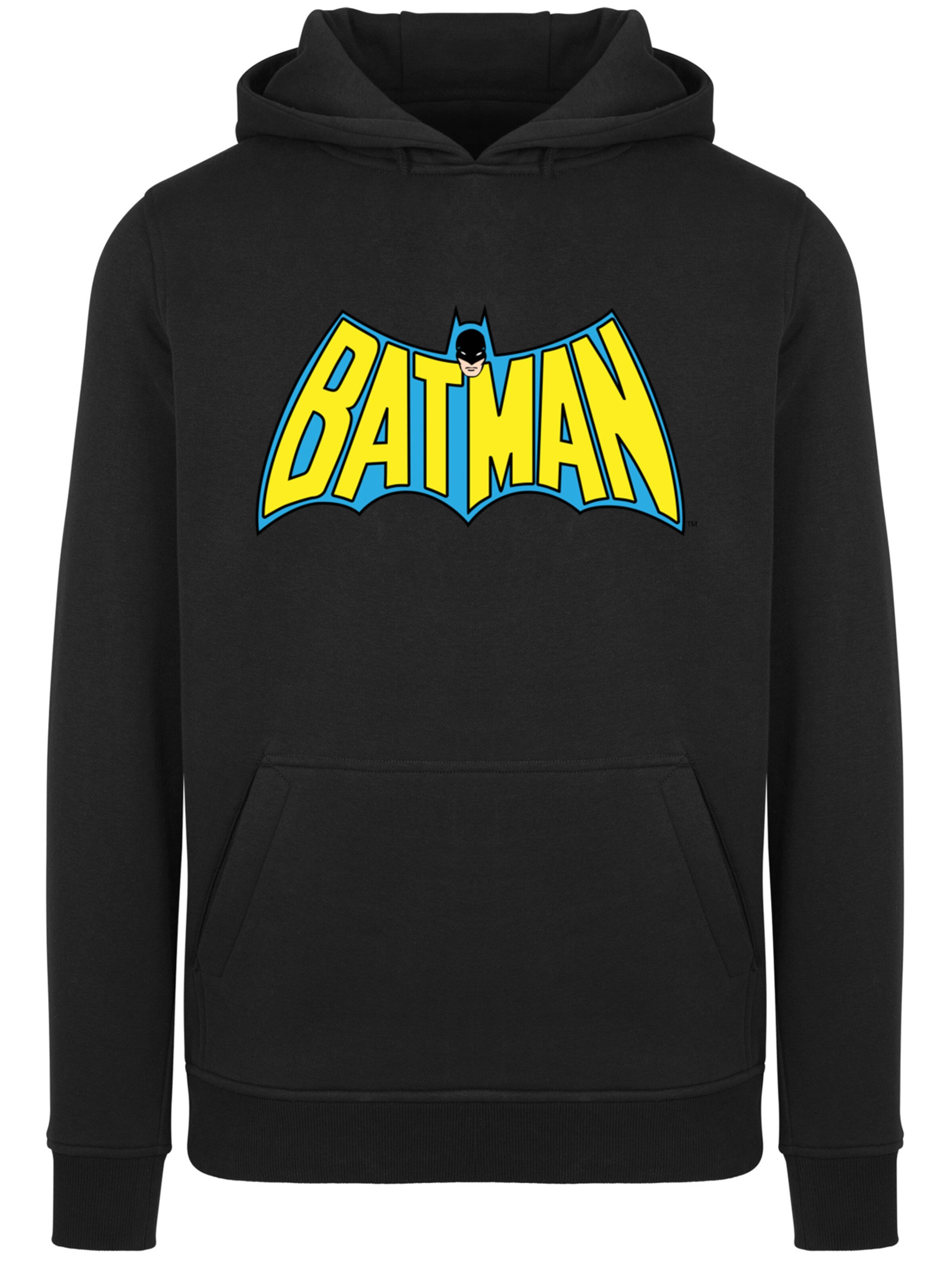F4NT4STIC Sweatshirt 'DC Comics Batman' in Zwart: voorkant