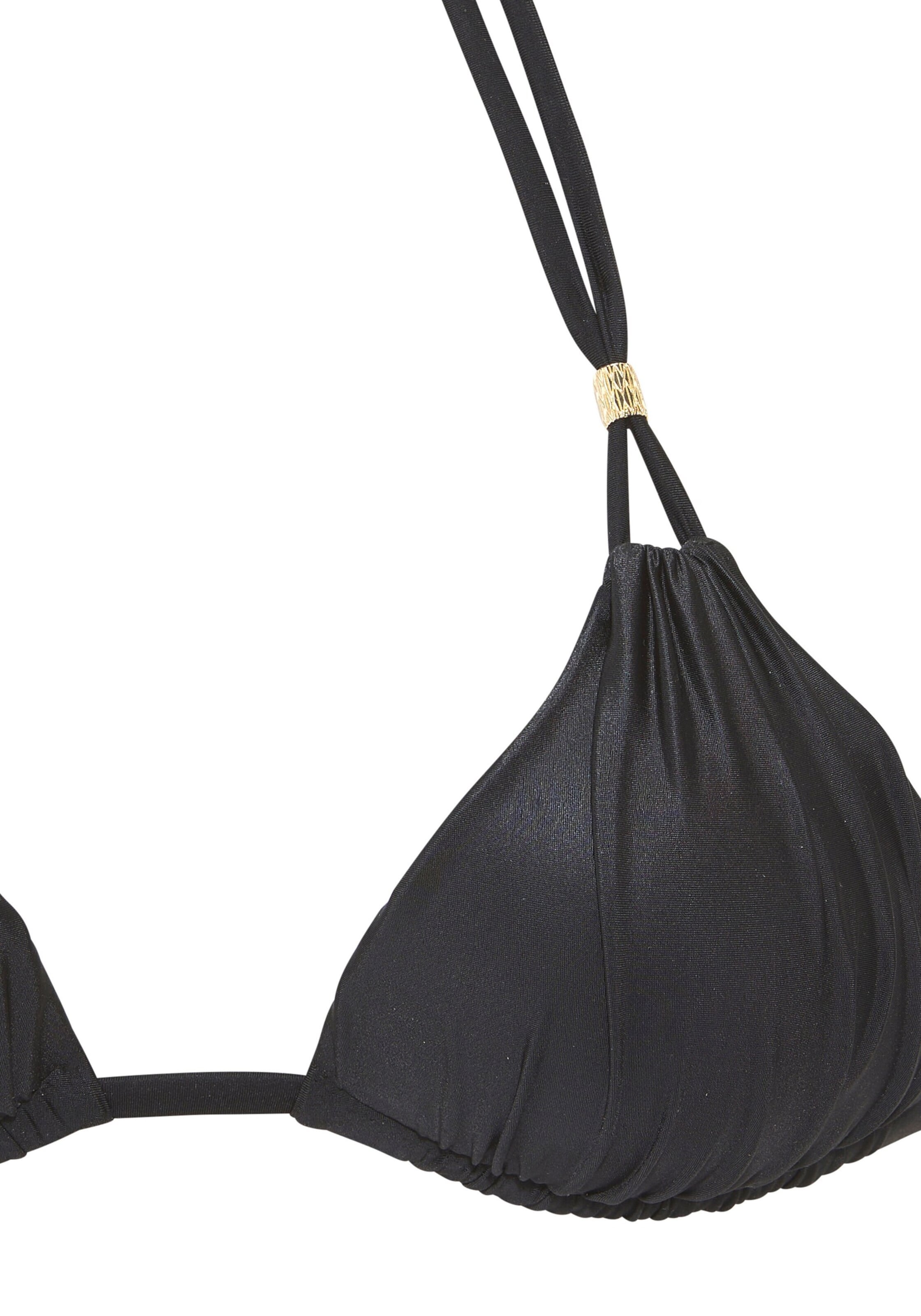 melns Bruno Banani Trijstūra formas Bikini