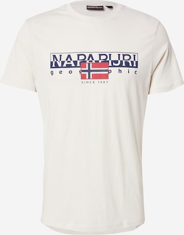 T-Shirt 'S-AYLMER' NAPAPIJRI en beige : devant