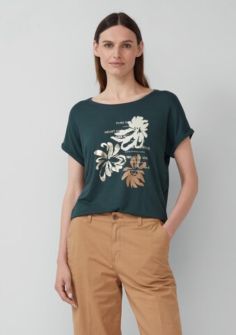 T-shirt s.Oliver en vert : devant