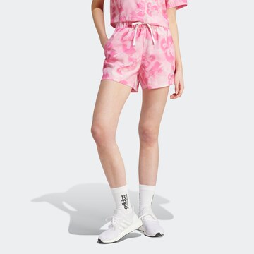 ADIDAS SPORTSWEAR Regular Workout Pants in Pink: front