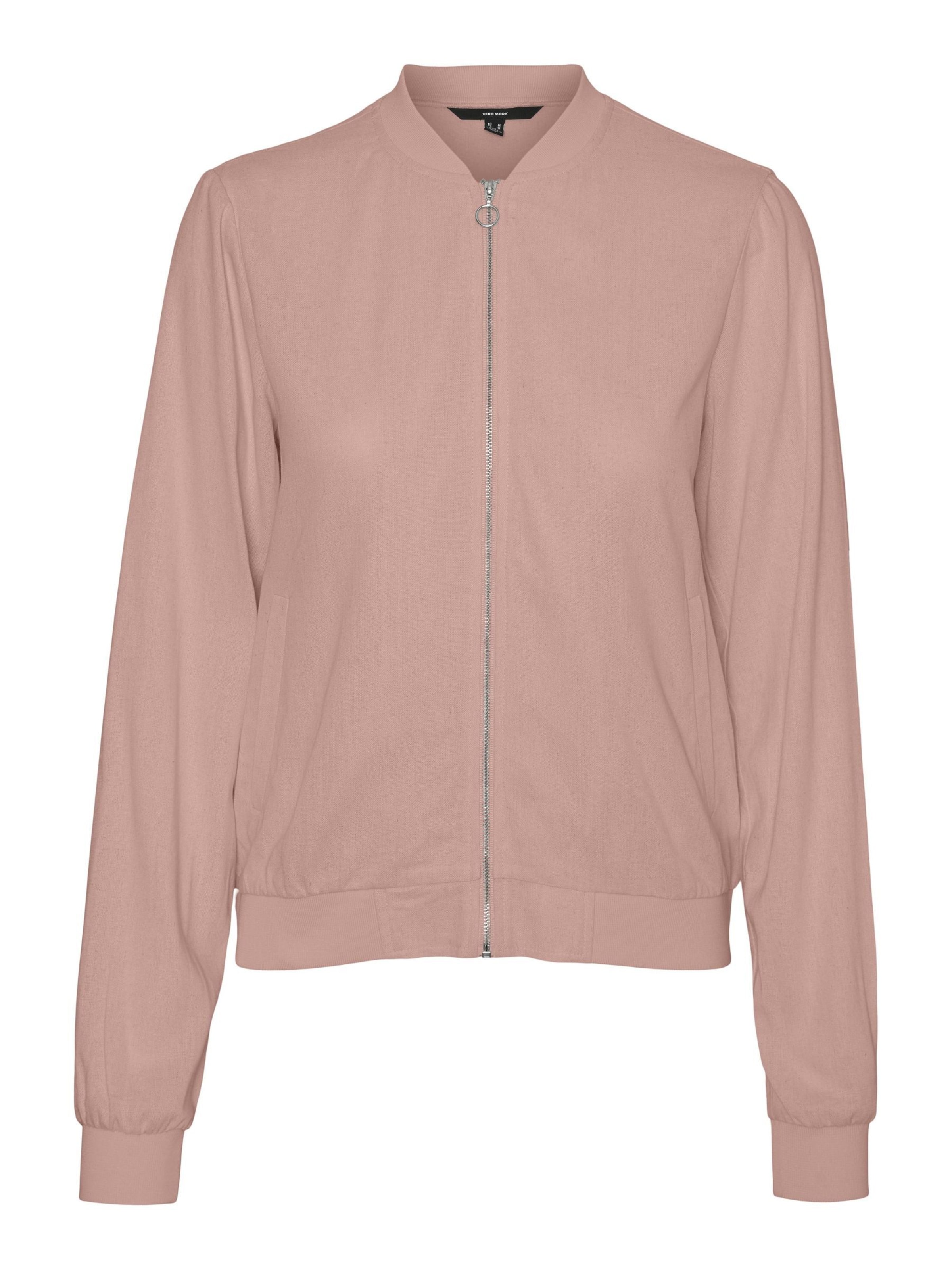 VERO MODA Between-season jacket 'DINNA' in Pink: front