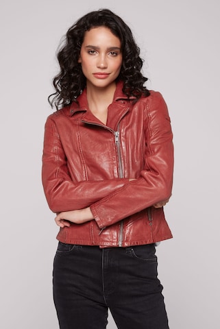 Soccx Between-Season Jacket in Red: front