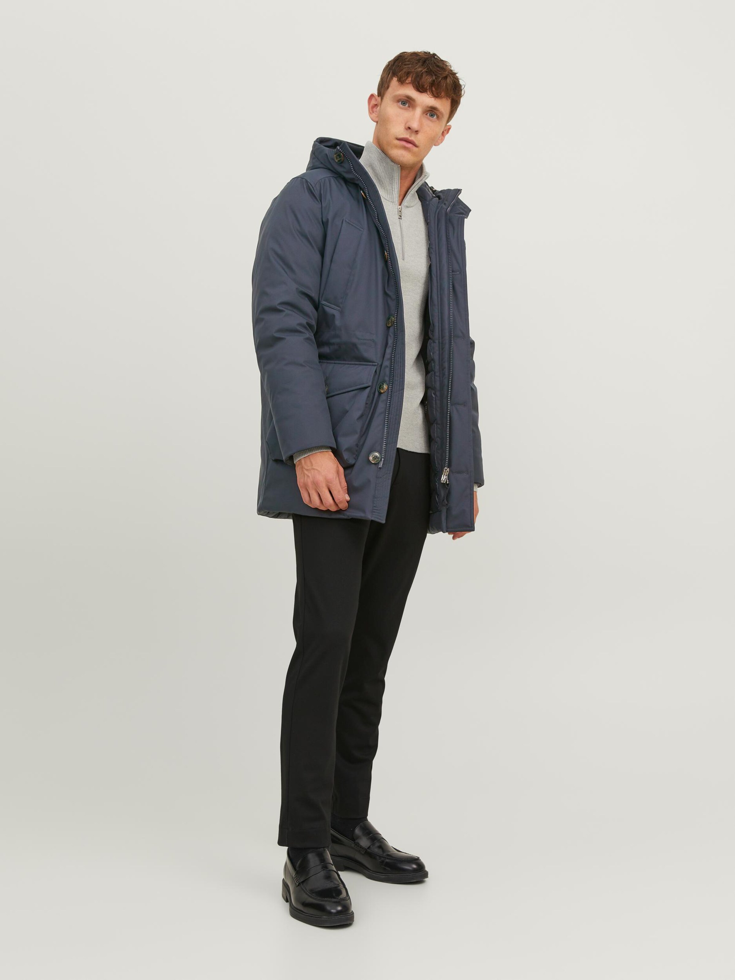 Parka d hiver Clement JACK JONES en Bleu Marine ABOUT YOU
