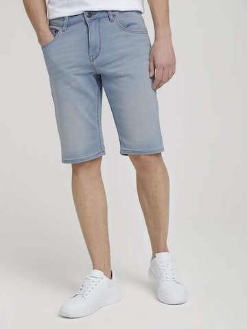 TOM TAILOR Slimfit Jeans 'Josh' in Blauw: voorkant