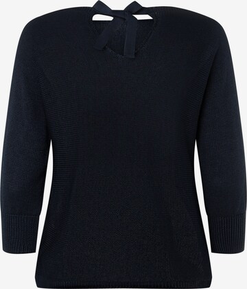 MORE & MORE Sweater 'Dolman' in Blue