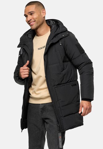 Parka d’hiver ' Mylo ' INDICODE JEANS en noir