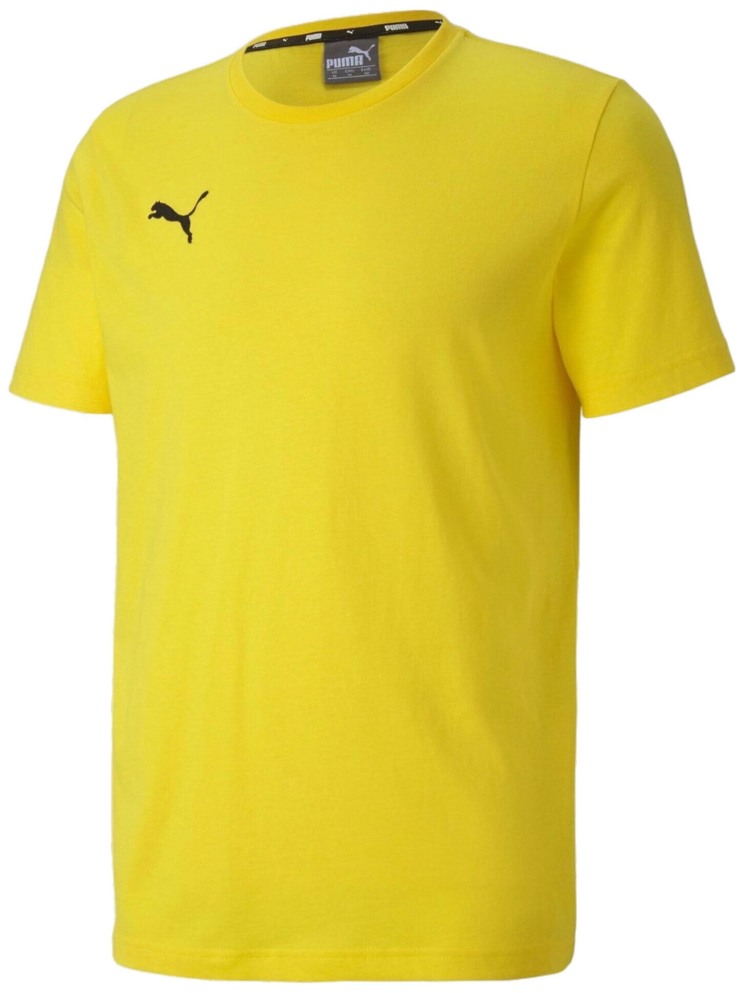 PUMA Shirt 'Teamgoal 23 Casuals' in Geel: voorkant