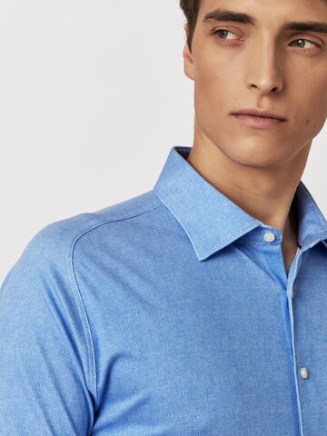 DESOTO Slim fit Button Up Shirt in Blue