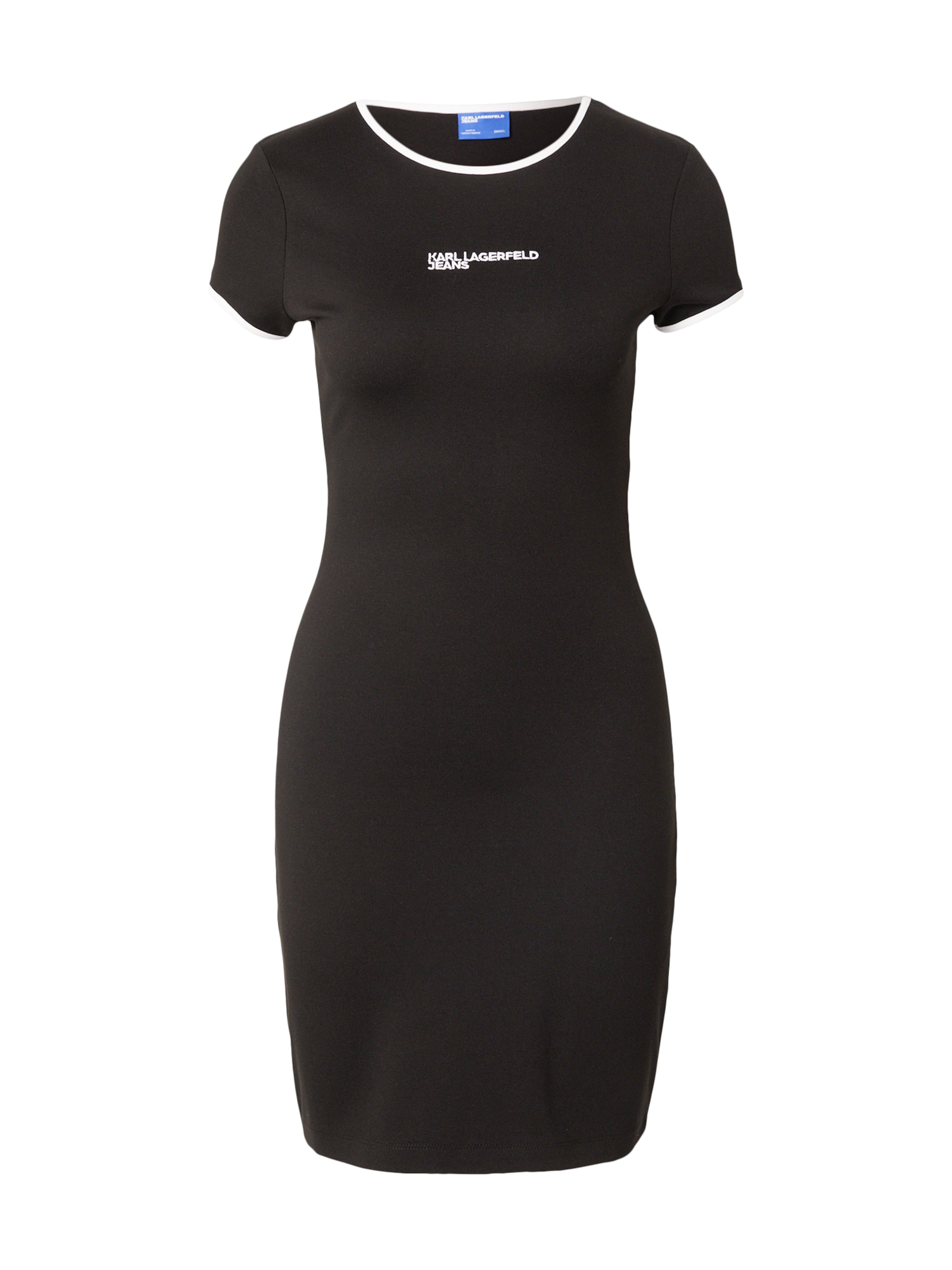 KARL LAGERFELD JEANS Šaty - černá / bílá, Produkt