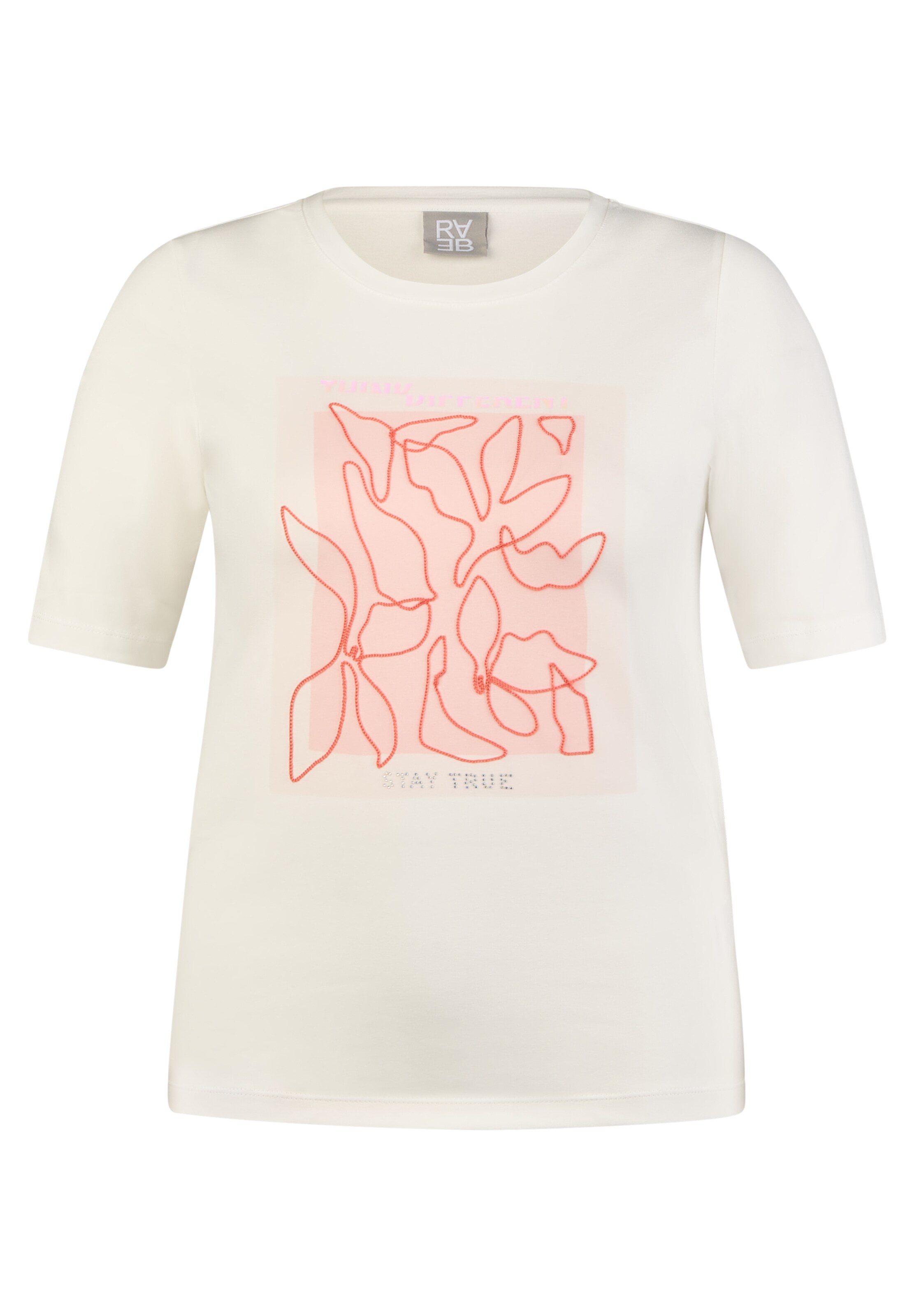 Rabe T-Shirt in Weiß: Vorderseite